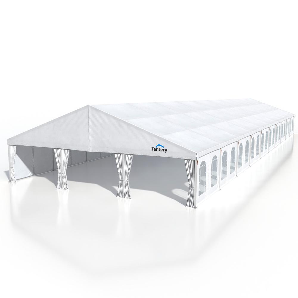 Двускатный шатер 15х50