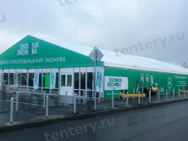 Двускатный шатер 20х30
