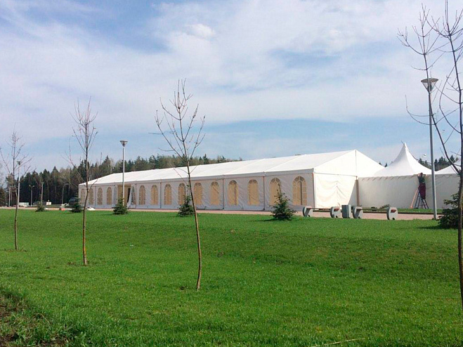 Двускатный шатер 10х40