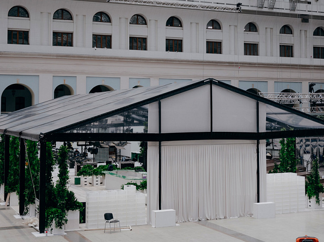 Двускатный шатер 15х30