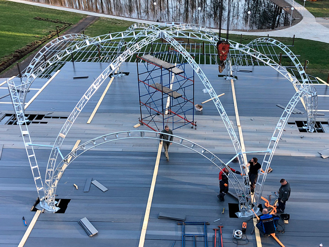 Гексагональный шатер 16х14