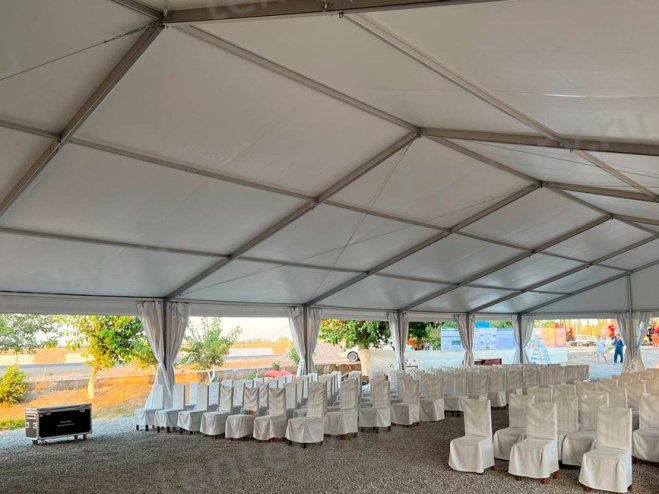 Двускатный шатер 15х30