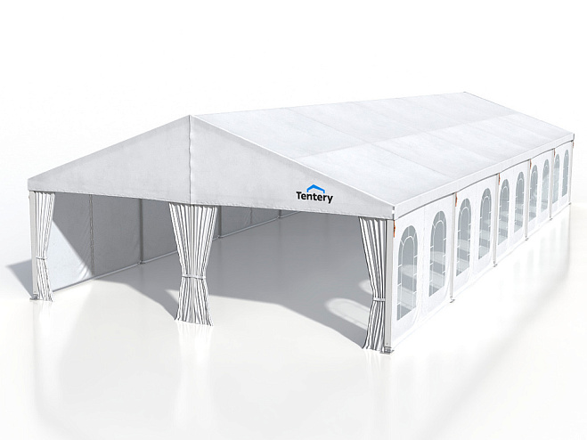 Двускатный шатер 10х25