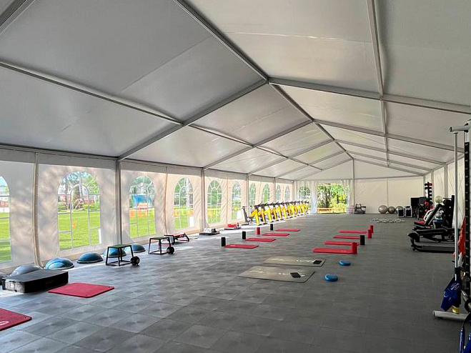 Двускатный шатер 10х30