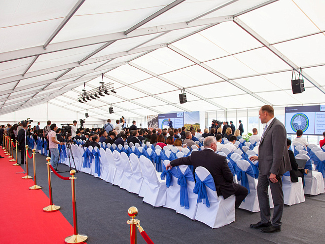 Двускатный шатер 20х50