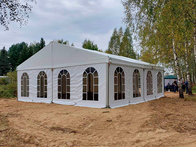 Двускатный шатер 10х10