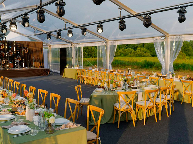 Двускатный шатер 10х25