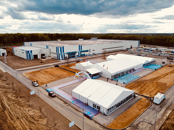 Двускатный шатер 20х20