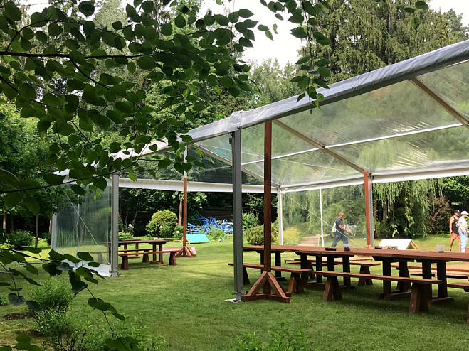 Двускатный шатер 10х15