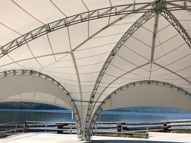 Гексагональный шатер 16х14