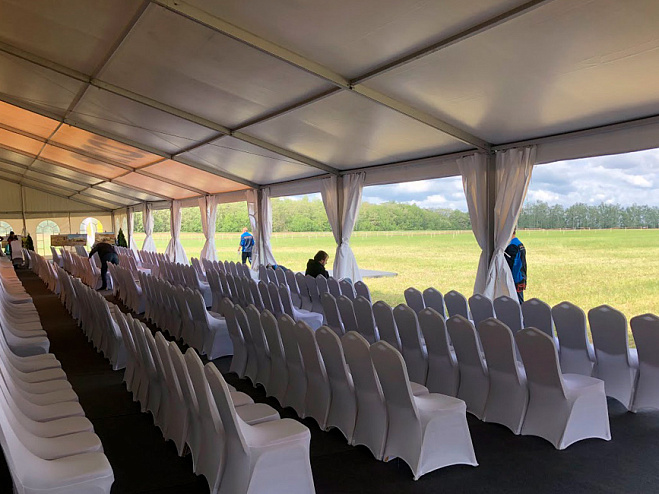 Двускатный шатер 15х40