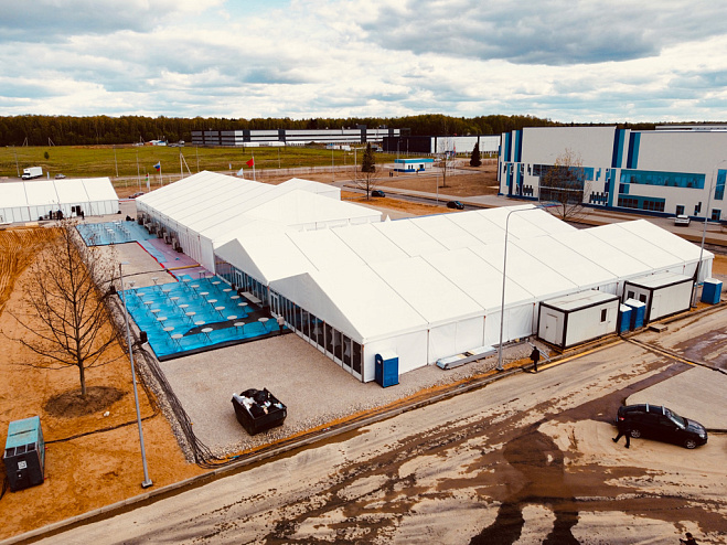 Двускатный шатер